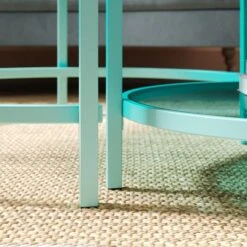 Sofia Glass Coffee Nest Of Tables -Furniture Store 30928200 alt02