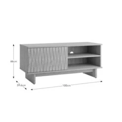 Inga Small TV Unit For TVs Up To 44", Oak Effect -Furniture Store 30928258 alt09