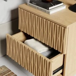 Inga 2 Drawer Bedside Table -Furniture Store 30928267 alt02