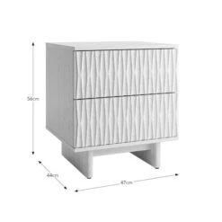 Inga 2 Drawer Bedside Table -Furniture Store 30928274 alt09