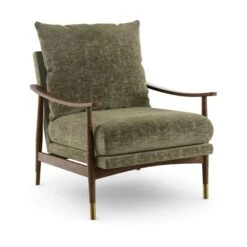 Nelson Distressed Chenille Occasional Armchair -Furniture Store 30929177 alt06