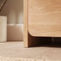 Bennett Extra Wide TV Unit For TVs Up To 70", Light Oak -Furniture Store 30929181 alt04