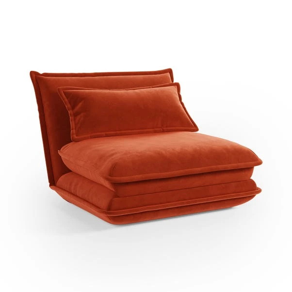 Jackson Velvet Foldable Single Sofa Bed 13 Jackson Velvet Foldable Single Sofa Bed - Image 13