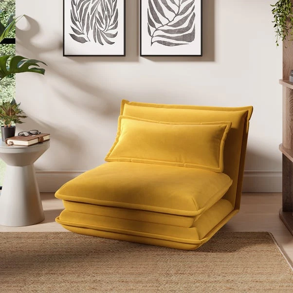 Jackson Velvet Foldable Single Sofa Bed 1 Jackson Velvet Foldable Single Sofa Bed