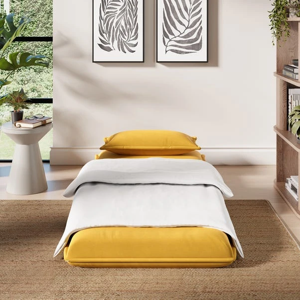 Jackson Velvet Foldable Single Sofa Bed 2 Jackson Velvet Foldable Single Sofa Bed - Image 2