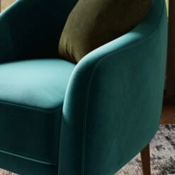 Kaspar Velvet Tub Chair -Furniture Store 30930125 alt02
