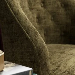 Elea Tassel Distressed Chenille Occasional Armchair -Furniture Store 30930363 alt02