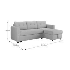 Barker Flatweave Trundle Corner Chaise Sofa Bed -Furniture Store 30931659 alt09