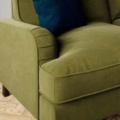 Beatrice Velvet Olive Corner Sofa -Furniture Store 30931697 alt03