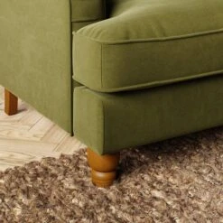 Beatrice Velvet Olive Corner Sofa -Furniture Store 30931697 alt04