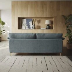 Hector Tonal Plush Chenille 4 Seater Sofa -Furniture Store 30934929 alt03