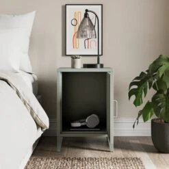 Helga Metal Bedside Table -Furniture Store 30935388 alt01