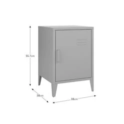 Helga Metal Bedside Table -Furniture Store 30935388 alt09