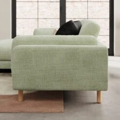 Newton Chunky Tonal Weave Corner Chaise -Furniture Store 30935639 alt01