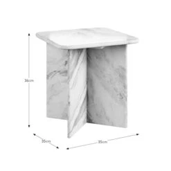 Lana Marble Small Side Table -Furniture Store 30937592 alt09