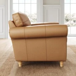 Flori Vintage Leather Armchair -Furniture Store 30937825 alt01