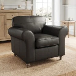 Flori Vintage Leather Armchair -Furniture Store 30937897