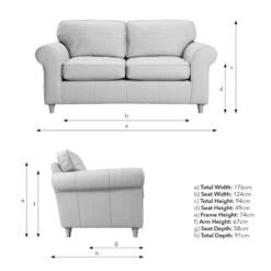 Flori Vintage Leather 2 Seater Sofa -Furniture Store 30937932 alt09