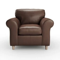 Flori Classic Leather Armchair -Furniture Store 30938009 alt06