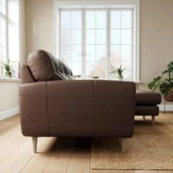 Sven Classic Leather Large Corner Chaise Sofa -Furniture Store 30938081 alt01