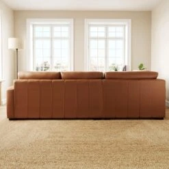 Carson Classic Leather Large Corner Chaise Sofa -Furniture Store 30938091 alt02