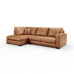 Carson Classic Leather Large Corner Chaise Sofa -Furniture Store 30938091 alt05