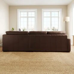 Carson Classic Leather Large Corner Chaise Sofa -Furniture Store 30938092 alt02