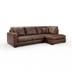 Carson Classic Leather Large Corner Chaise Sofa -Furniture Store 30938092 alt05