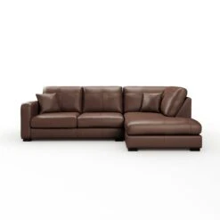Carson Classic Leather Large Corner Chaise Sofa -Furniture Store 30938092 alt06