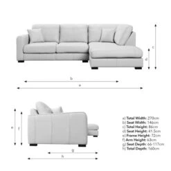 Carson Classic Leather Large Corner Chaise Sofa -Furniture Store 30938092 alt09