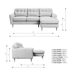 Sven Classic Leather Large Corner Chaise Sofa -Furniture Store 30938116 alt09