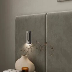 Oversized Ottoman Hotel Bed Frame, Velvet -Furniture Store 30948503 alt04