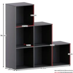 Vida Designs Durham 6 Cube Staircase Storage Unit -Furniture Store 30949054 alt01