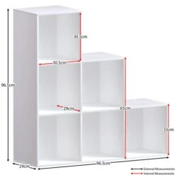 Vida Designs Durham 6 Cube Staircase Storage Unit -Furniture Store 30949055 alt01