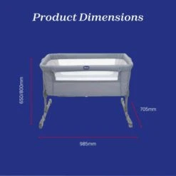 Chicco Next2Me Essential Bedside Crib -Furniture Store 30957795 alt09