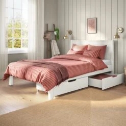 Stompa Classic Low End Bed With 2 Underbed Drawers -Furniture Store 30958020
