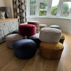 Daro Colo Round Pouffe -Furniture Store 30958361 alt04