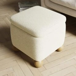 Nylah Boucle Fleck Storage Footstool -Furniture Store 30958372 alt03