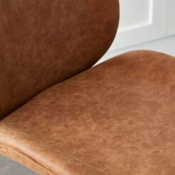 Jayde Adjustable Bar Stool, Faux Leather -Furniture Store 30958645 alt02