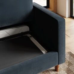 Zoe Casual Sit Velvet 3 Seater Sofa Bed -Furniture Store 30959051 alt03