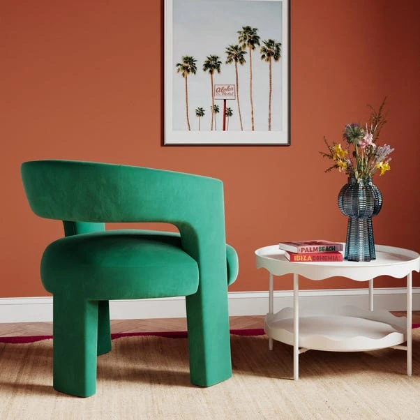 Remi Velvet Accent Chair 9 Remi Velvet Accent Chair - Image 9