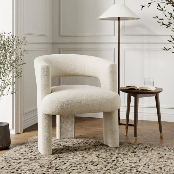 Remi Boucle Accent Chair 1 Remi Boucle Accent Chair