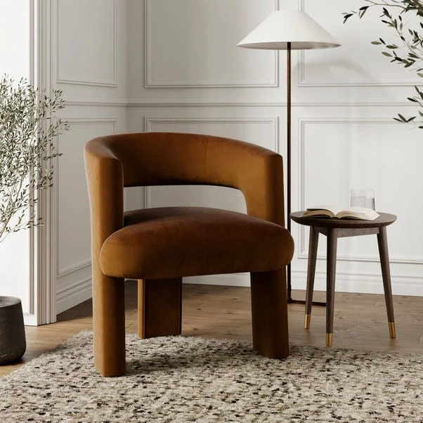 Remi Velvet Accent Chair 1 Remi Velvet Accent Chair