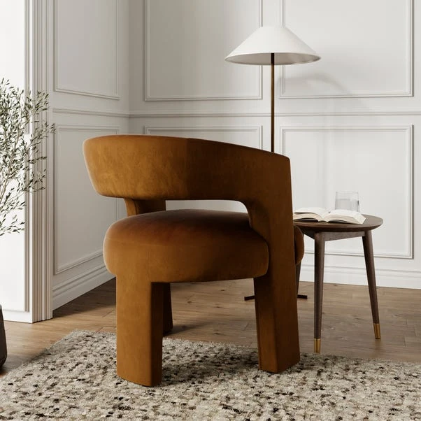 Remi Velvet Accent Chair 2 Remi Velvet Accent Chair - Image 2