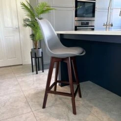 Fusion Living Soho Plastic Bar Stool -Furniture Store 30960566
