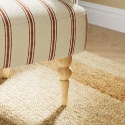 Petit Folkstone Stripe Terracotta 2 Seater Armchair -Furniture Store 30961293 alt04