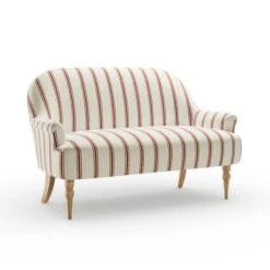 Petit Folkstone Stripe Terracotta 2 Seater Armchair -Furniture Store 30961293 alt05