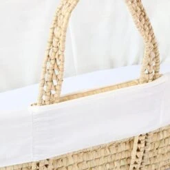 Clair De Lune White Scandi Moses Basket With Folding Stand -Furniture Store 30961366 alt03