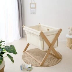 Clair De Lune Organic Folding Crib -Furniture Store 30961440