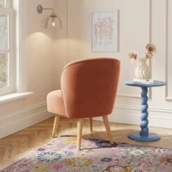 Colette Velvet Accent Chair -Furniture Store 30962123 alt01